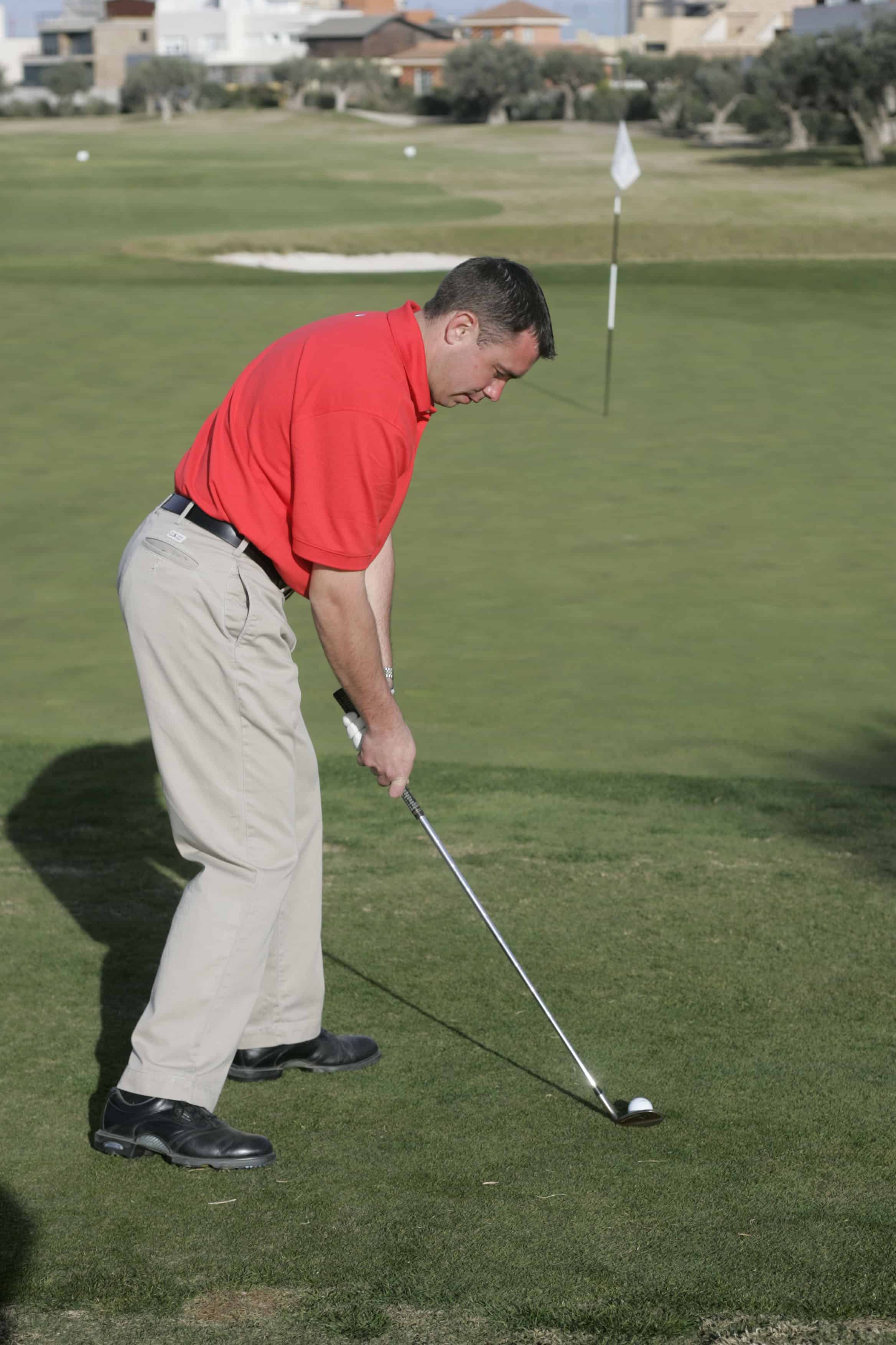 How to Play Downhill Pitch Shots