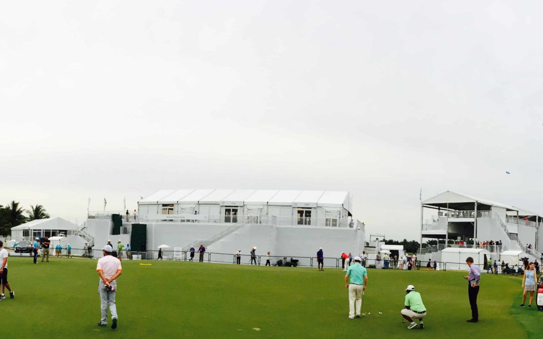 Day One at the WGC-Cadillac Championship: The Advantage of Getting Smoked by 40 Yards Off the Tee