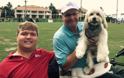 Dennis Walters and Mr. Bucky at Trump National Doral