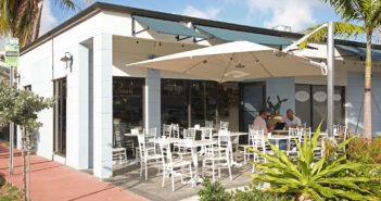 Sciuri Cafe on South Beach, Before and After the Round Sciuri Cafe