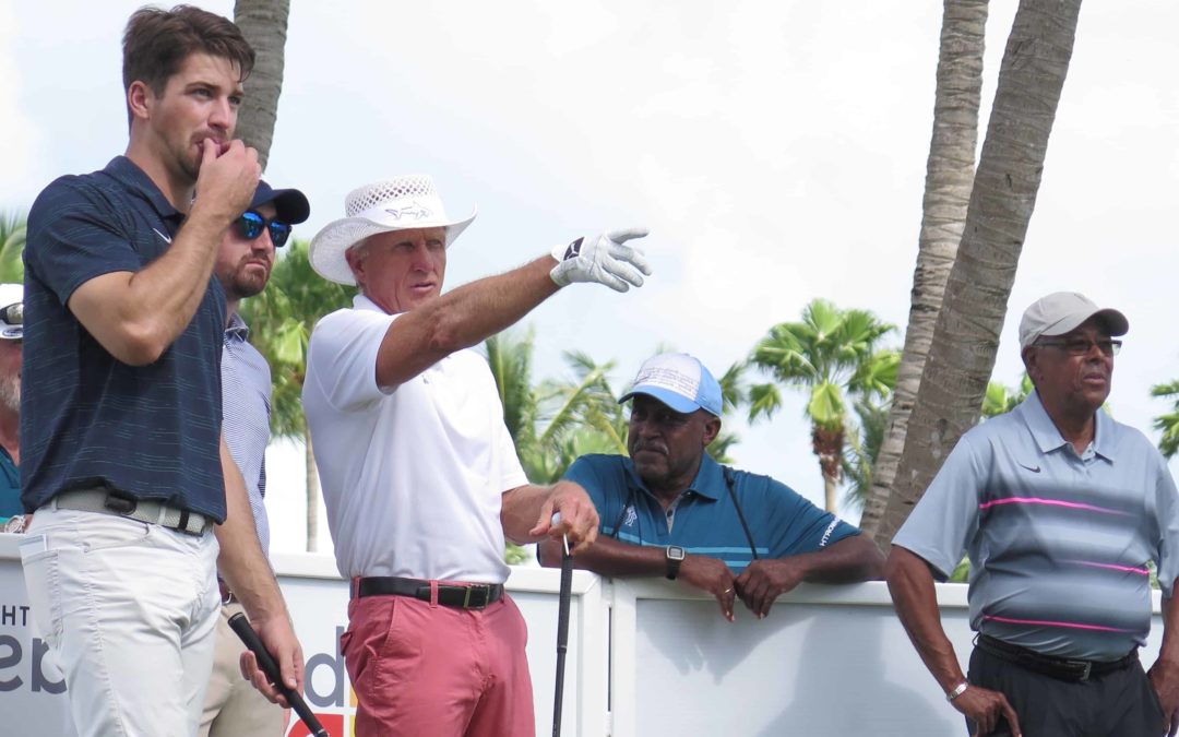 Video: Our Talk with Greg Norman at Sandals Emerald Bay Golf Course