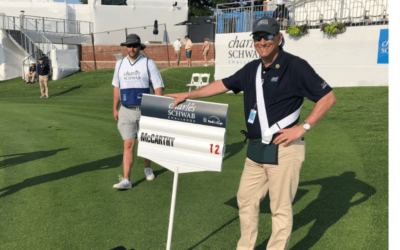 Golf Standard Bearer is The Best Seat In The House On PGA Tour