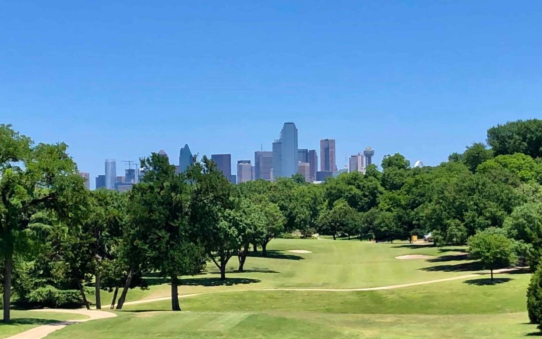 Stevens Park Golf Course; Dallas, Texas: Ricochet Par Save