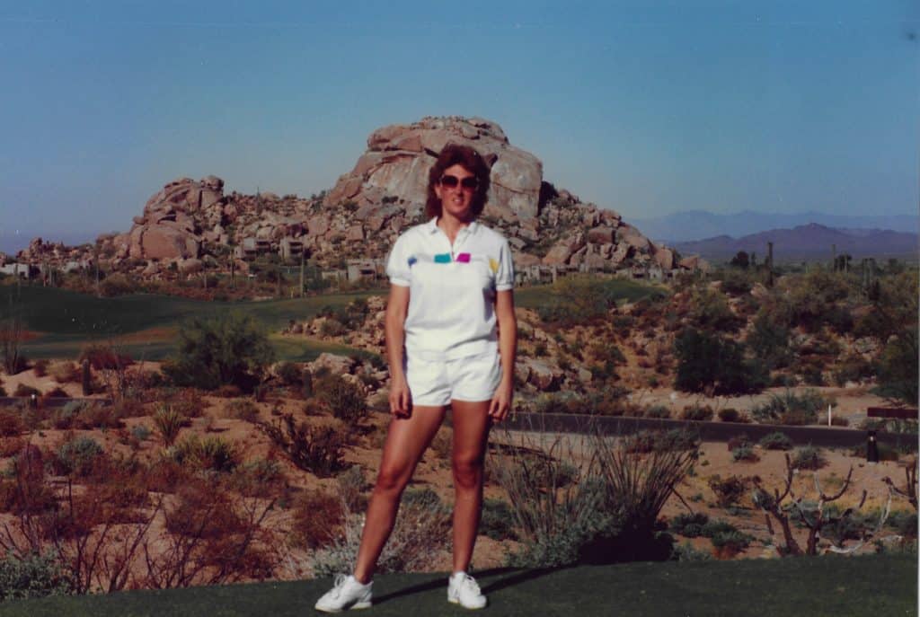 Sue At The Boulders