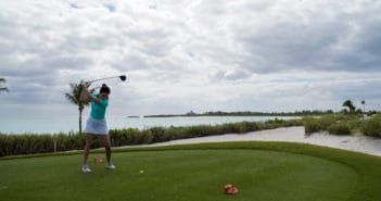 Cottage to First Tee in Three Minutes at Abaco Club in the Bahamas